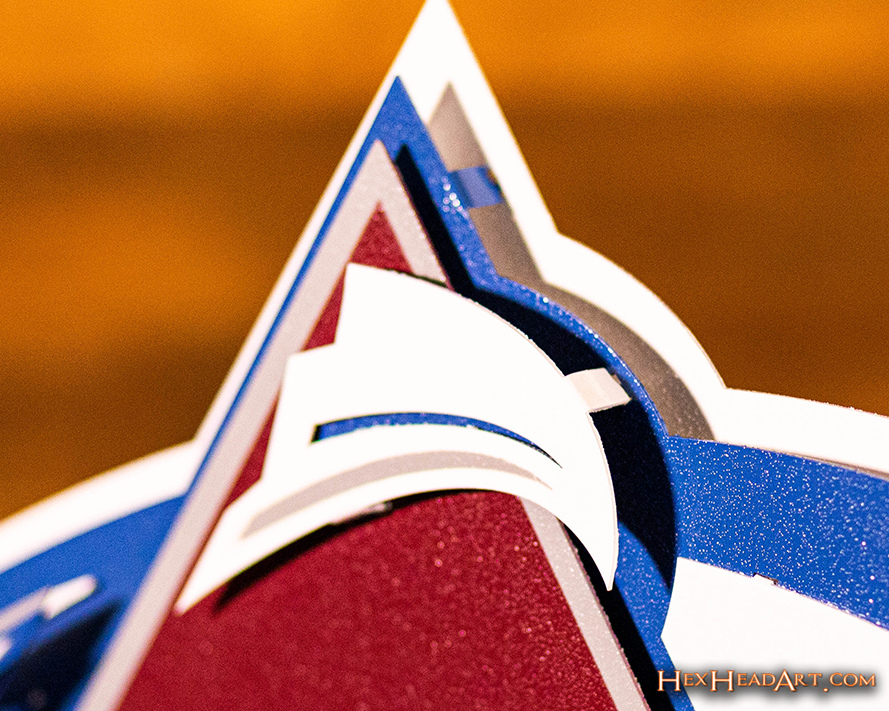Colorado Avalanche NHL 3D Vintage Metal Wall Art