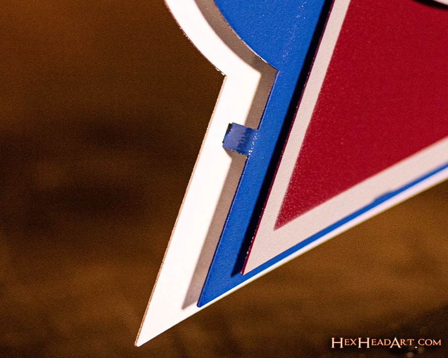 Colorado Avalanche NHL 3D Vintage Metal Wall Art