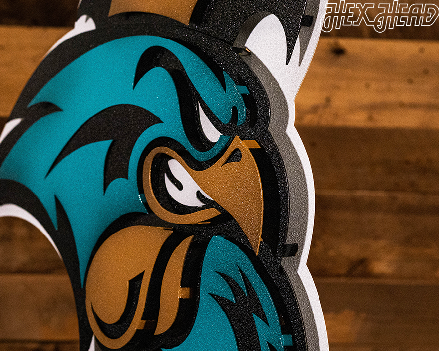 Coastal Carolina Chanticleers 3D Vintage Metal Wall Art