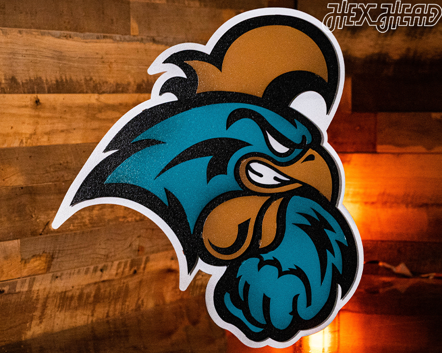 Coastal Carolina Chanticleers 3D Vintage Metal Wall Art