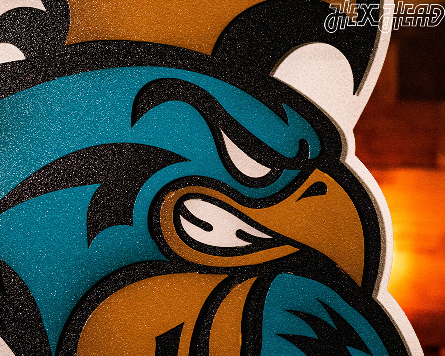 Coastal Carolina Chanticleers 3D Vintage Metal Wall Art