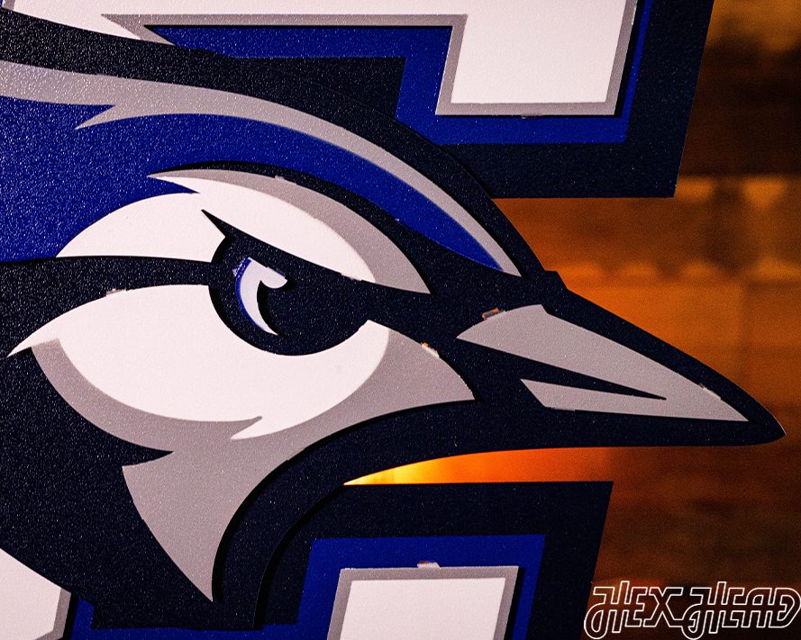 Creighton Bluejays 3D Vintage Metal Wall Art