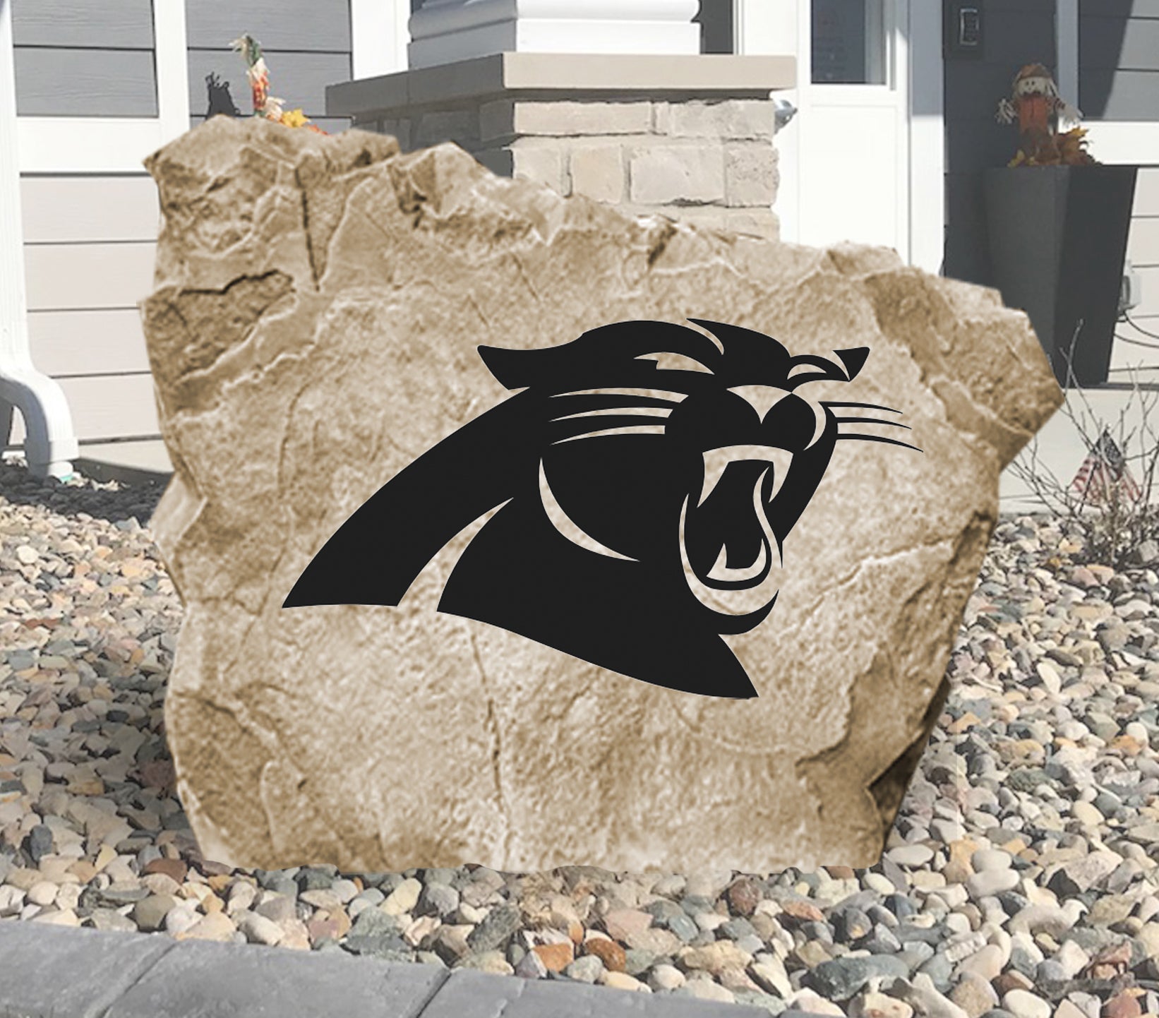 Carolina Panthers Design-A-Stone Landscape Art