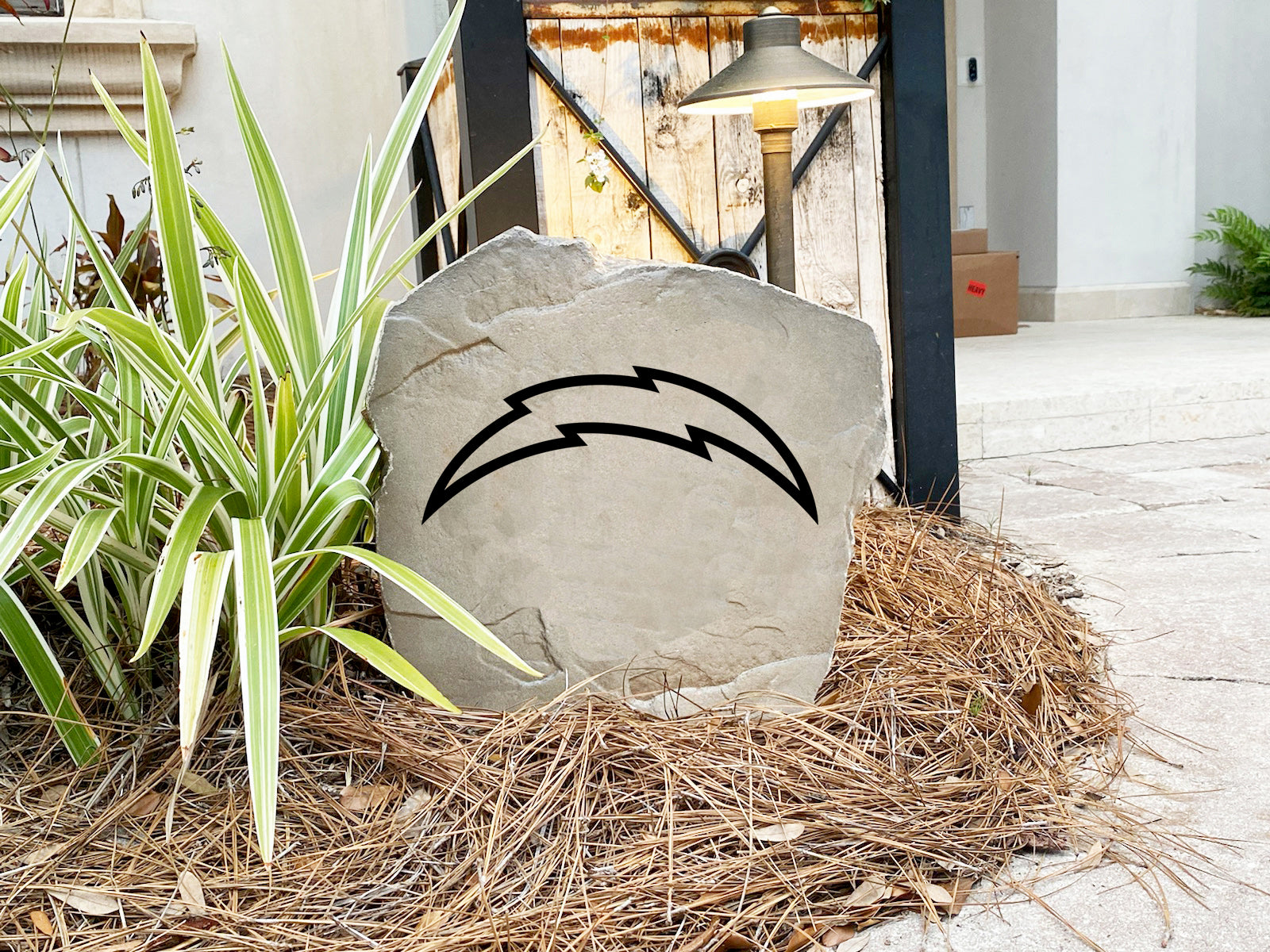 Los Angeles Chargers Design-A-Stone Landscape Art