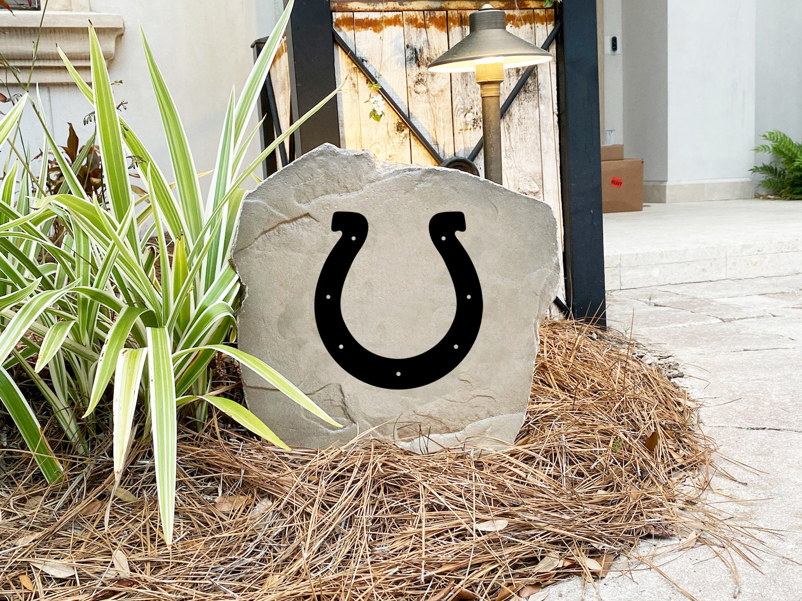 Indianapolis Colts Design-A-Stone Landscape Art