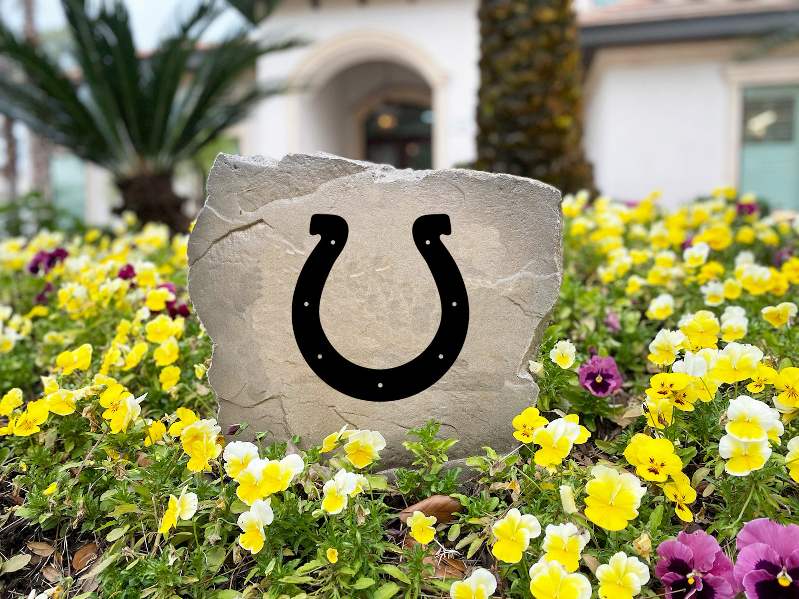 Indianapolis Colts Design-A-Stone Landscape Art