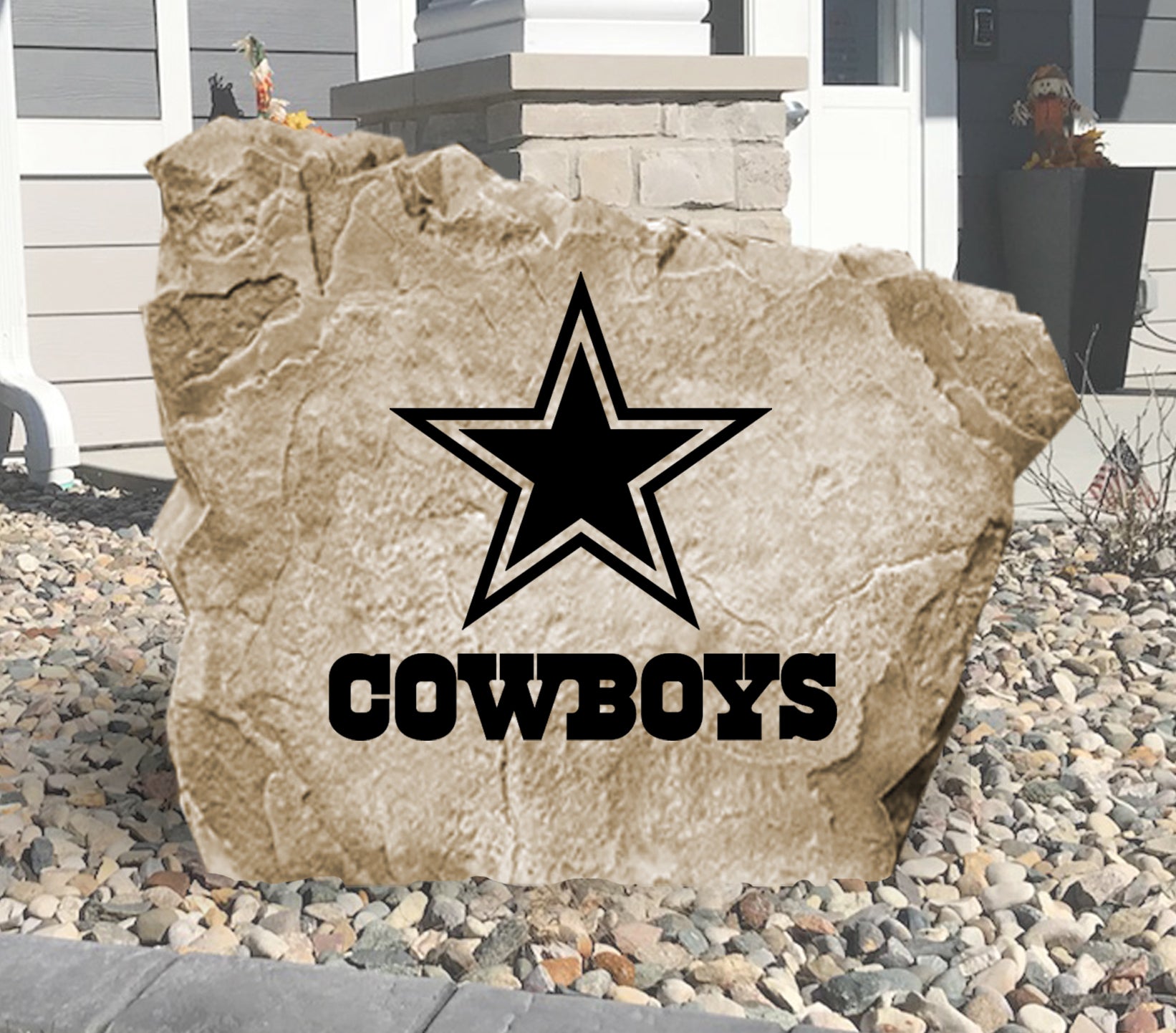 Dallas Cowboys Design-A-Stone Landscape Art