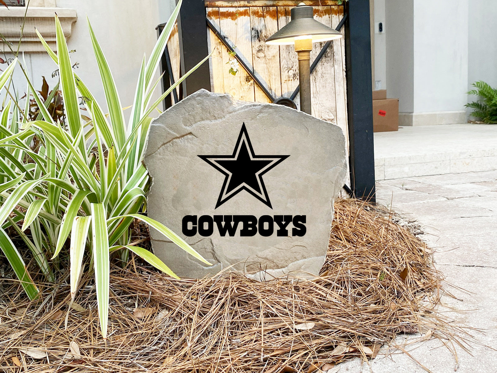 Dallas Cowboys Design-A-Stone Landscape Art