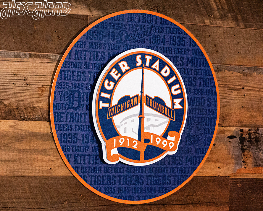 Detroit Tigers CRAFT SERIES 3D Embossed Metal Wall Art