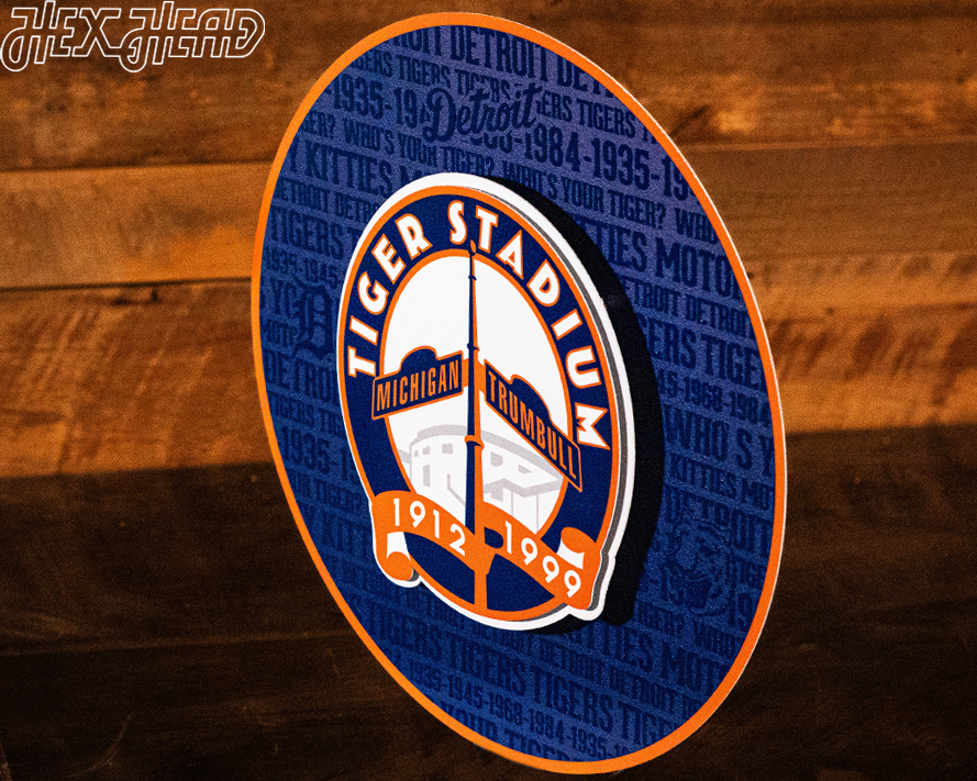 Detroit Tigers CRAFT SERIES 3D Embossed Metal Wall Art