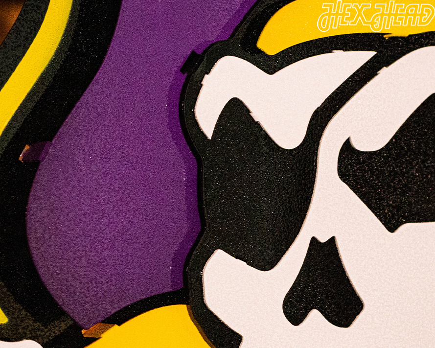 East Carolina ECU "PIRATE" 3D Vintage Metal Wall Art