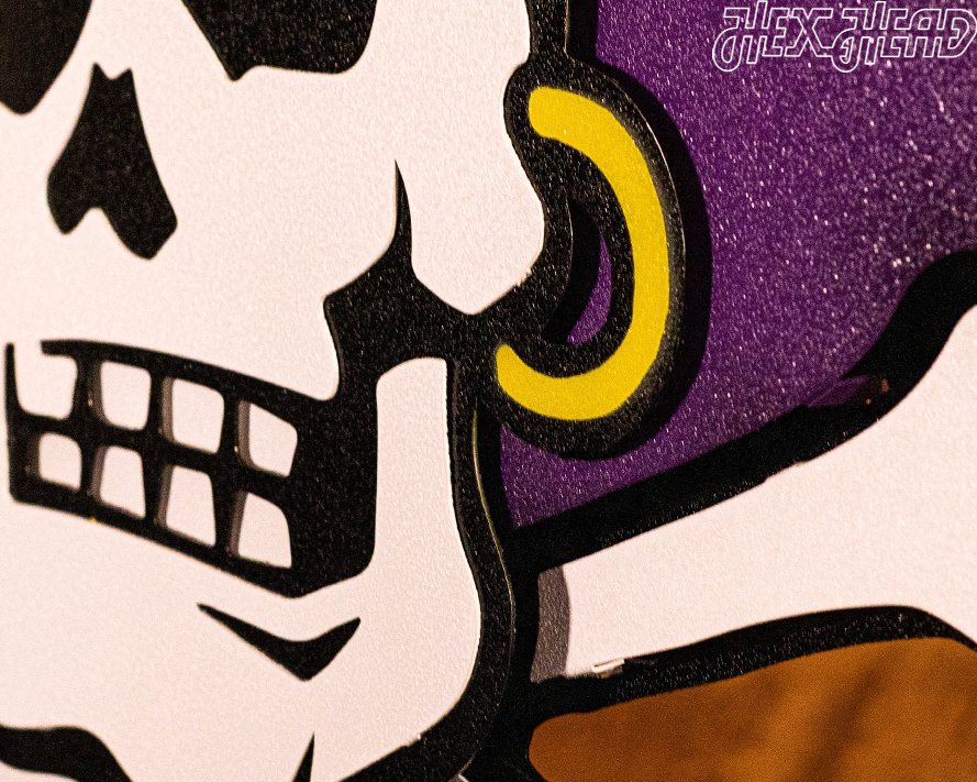 East Carolina ECU "PIRATE" 3D Vintage Metal Wall Art