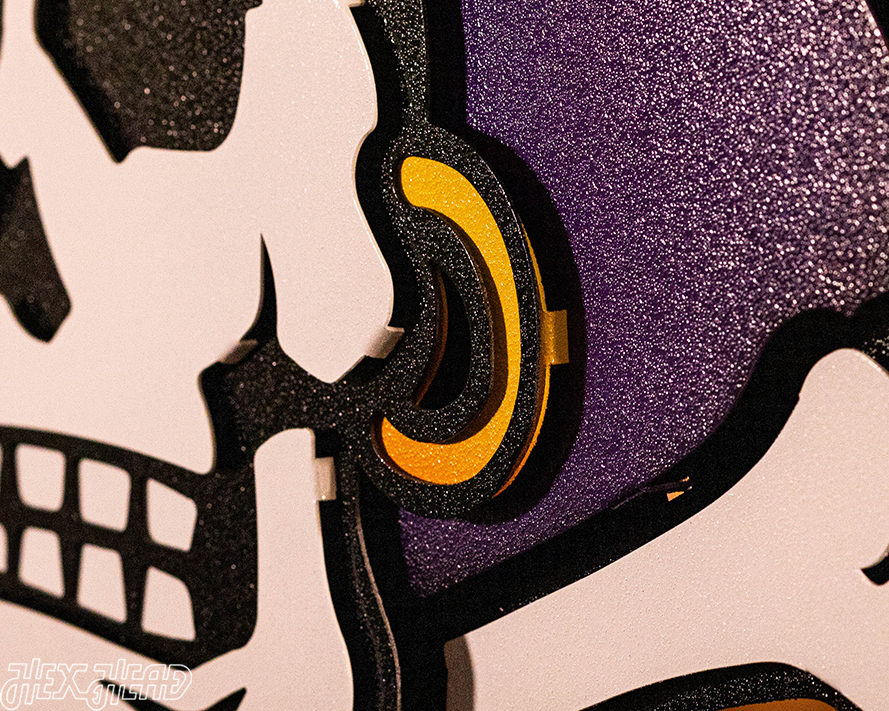 East Carolina ECU "PIRATE" 3D Vintage Metal Wall Art