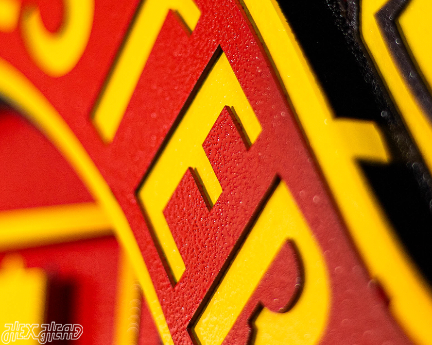 Manchester United FC 3D Vintage Metal Wall Art