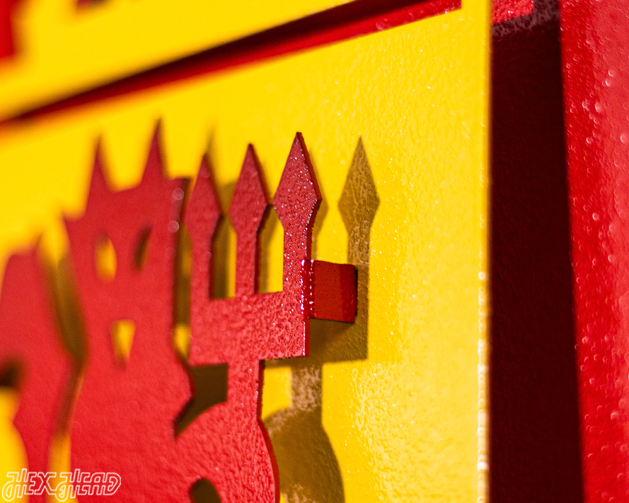 Manchester United FC 3D Vintage Metal Wall Art