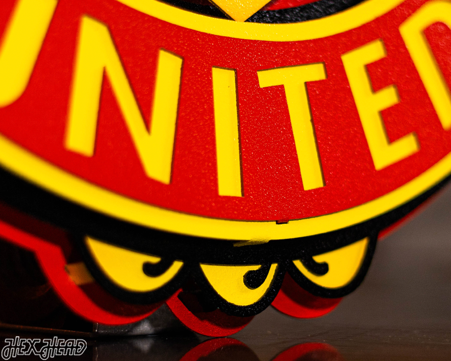 Manchester United FC 3D Vintage Metal Wall Art