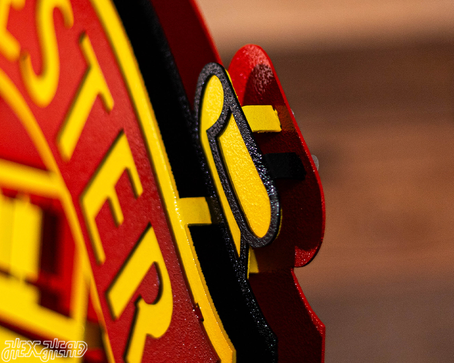 Manchester United FC 3D Vintage Metal Wall Art