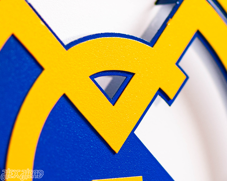 Real Madrid CF 3D Vintage Metal Wall Art