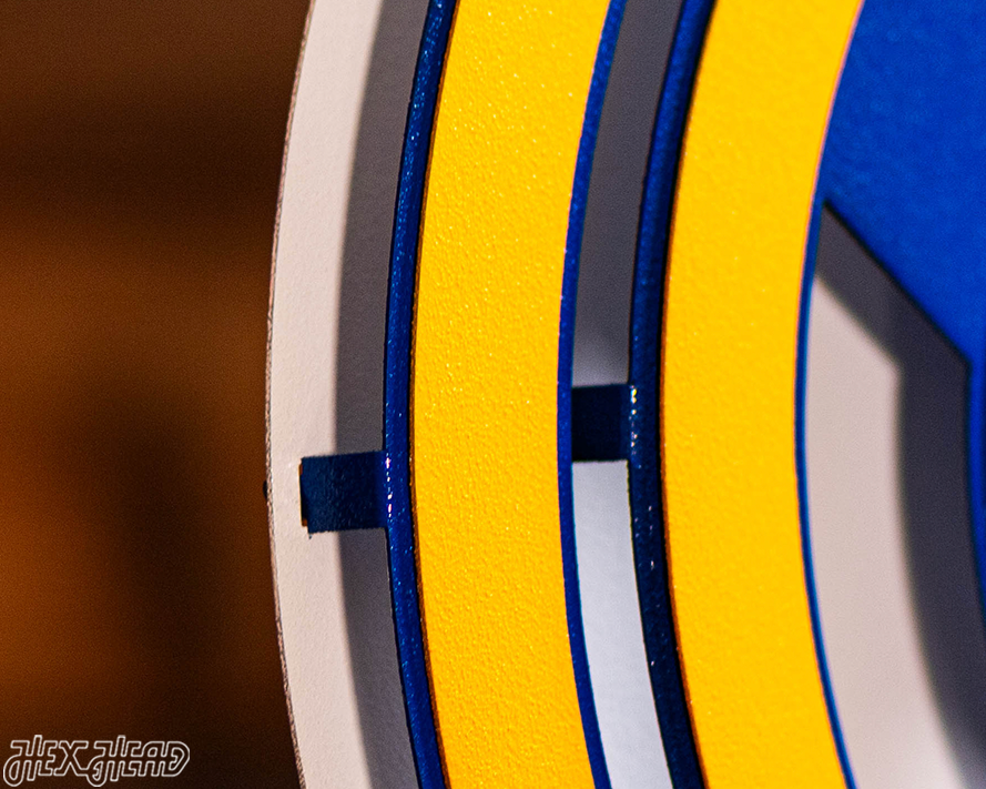 Real Madrid CF 3D Vintage Metal Wall Art