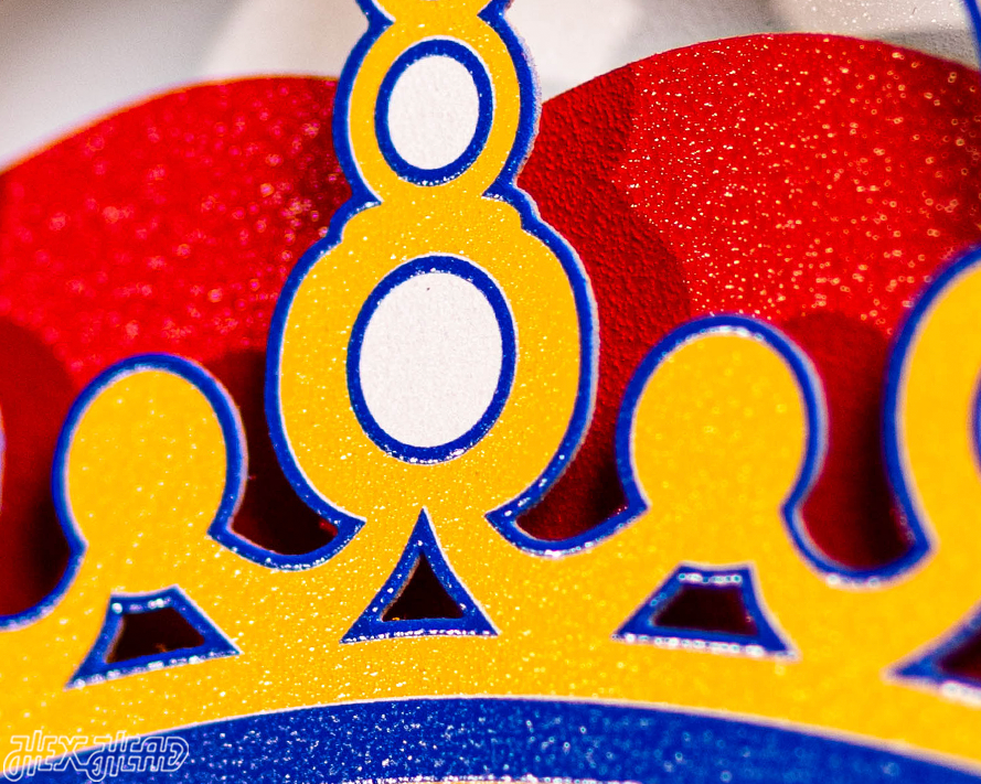 Real Madrid CF 3D Vintage Metal Wall Art