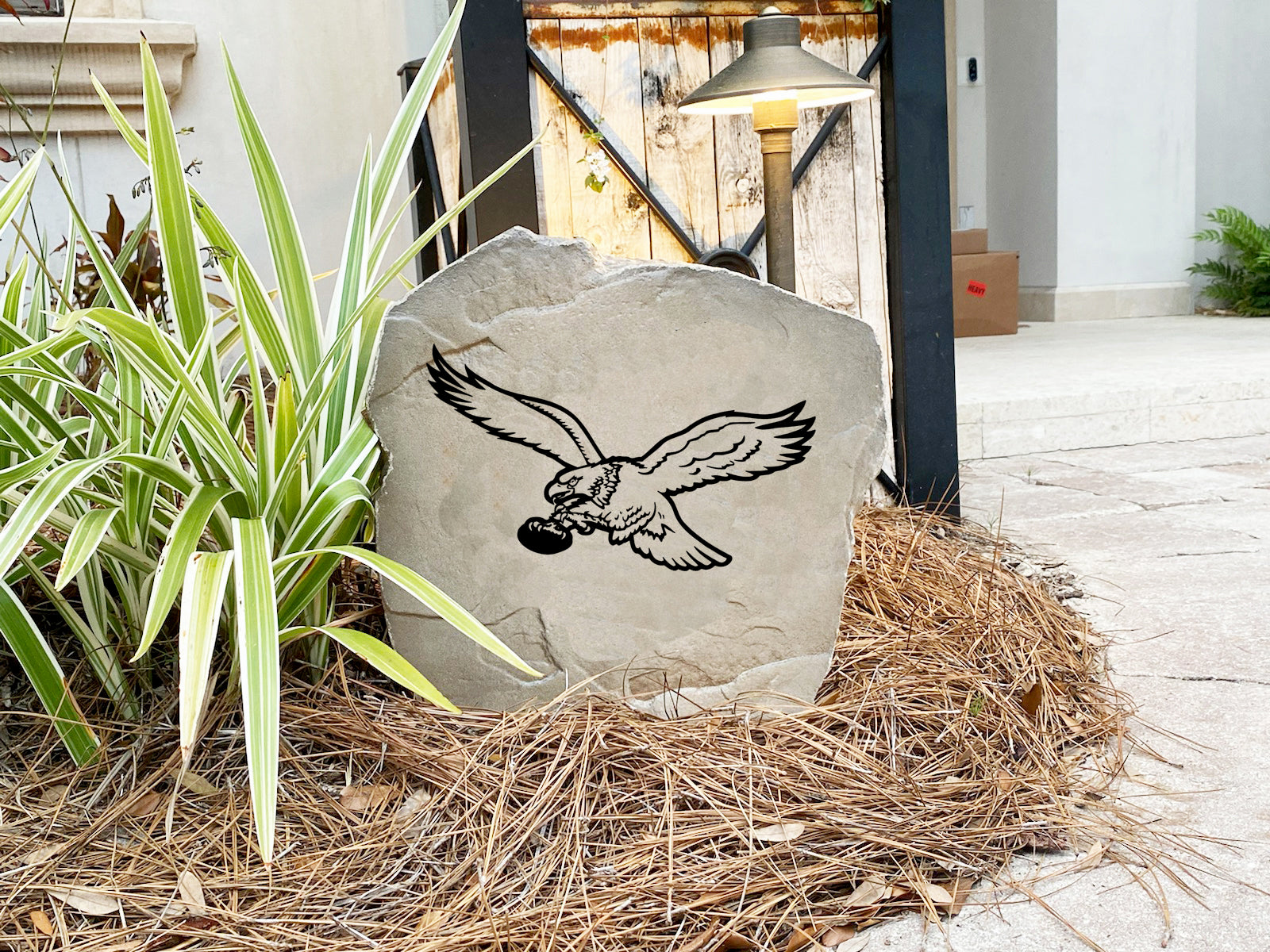 Philadelphia Eagles Design-A-Stone Landscape Art