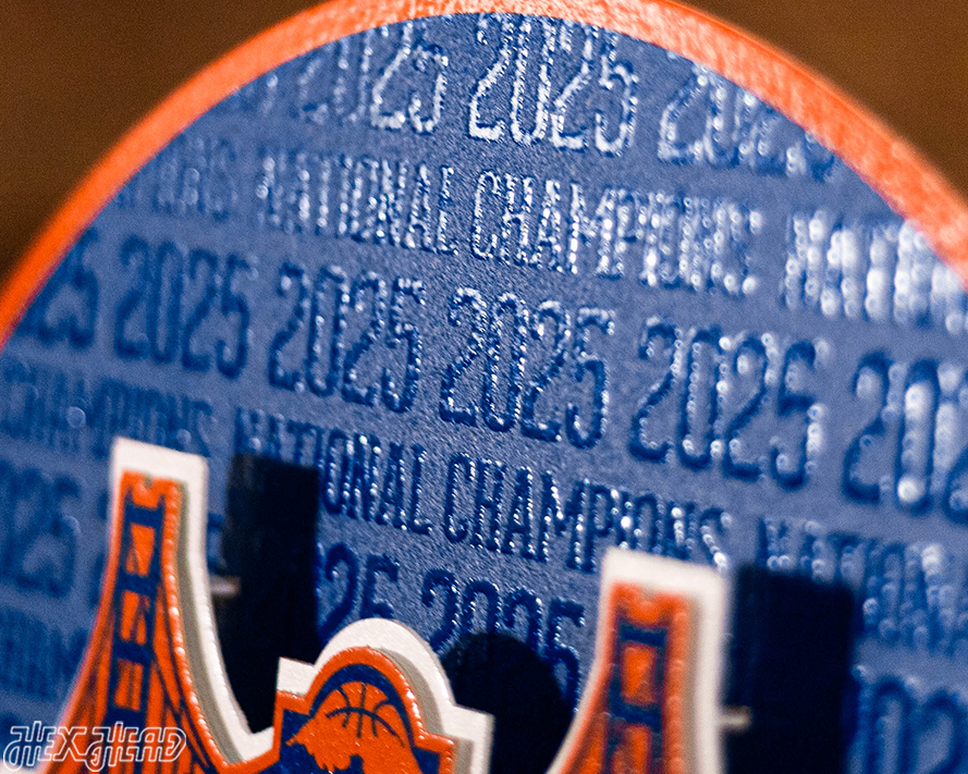 Florida Gators 2025 National Champ CRAFT SERIES 3D Vintage Metal Wall Art