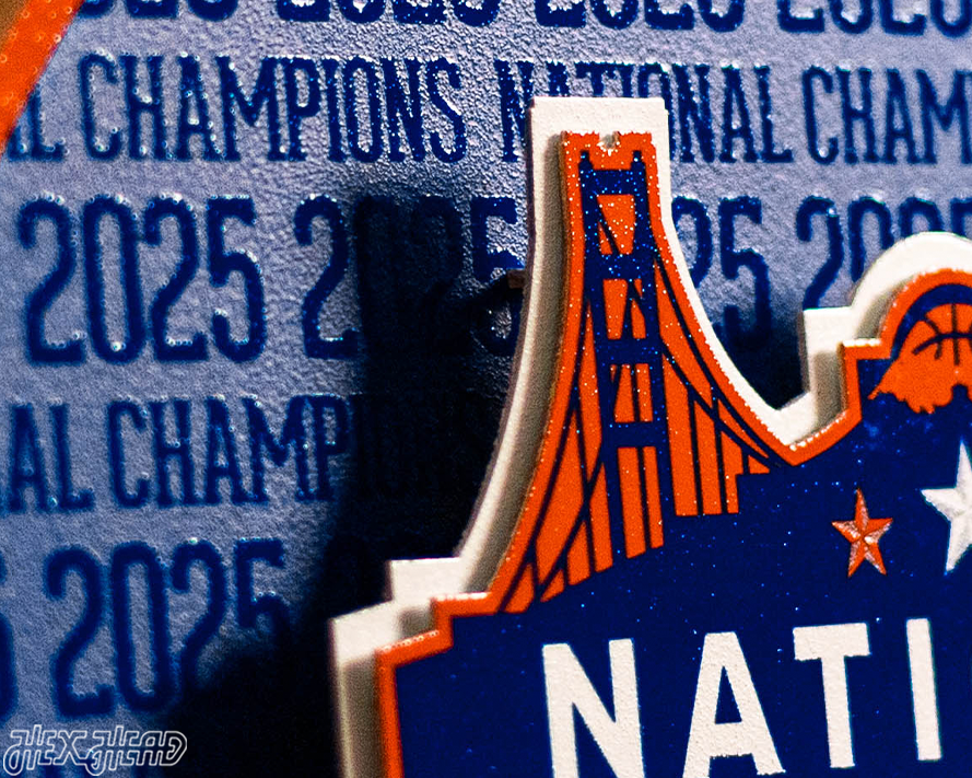 Florida Gators 2025 National Champ CRAFT SERIES 3D Vintage Metal Wall Art