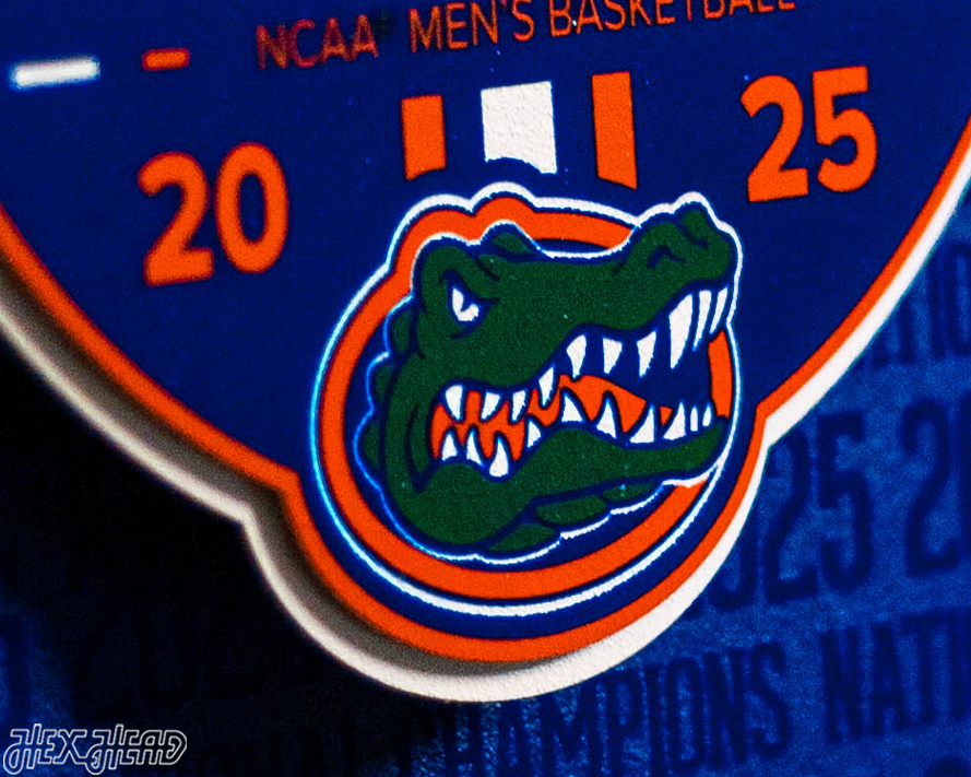 Florida Gators 2025 National Champ CRAFT SERIES 3D Vintage Metal Wall Art