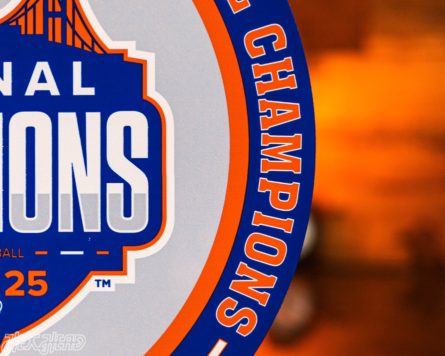 VARSITY Collection- 2025 National Champs SINGLE Layer Florida Gators Metal Wall Art