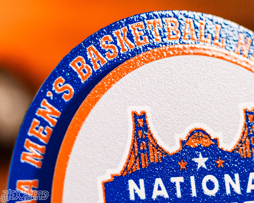 Florida Gators 2025 Basketball National Champs "Double Play" On the Shelf or on the Wall Art