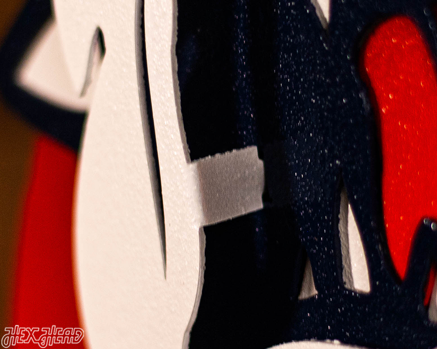 Fresno State "Victor E. Bulldog" Mascot 3D Vintage Metal Wall Art