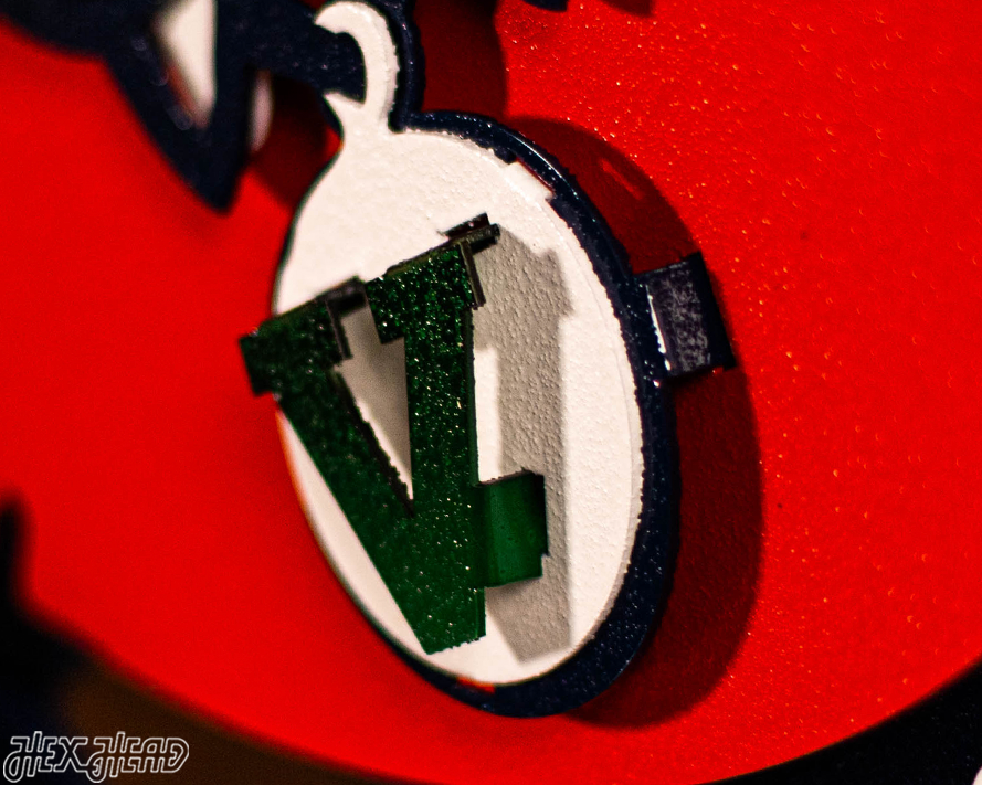 Fresno State "Victor E. Bulldog" Mascot 3D Vintage Metal Wall Art