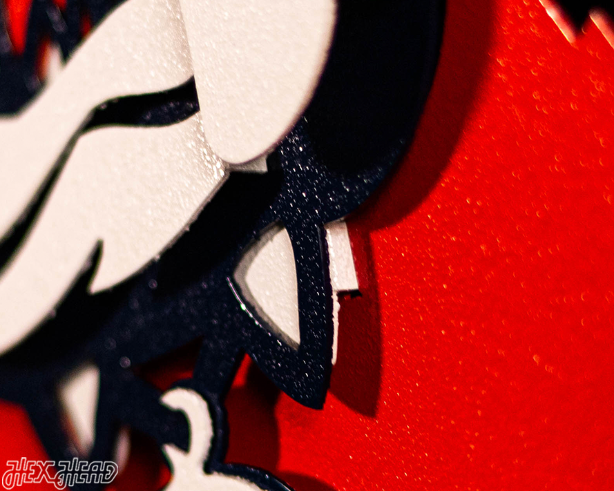 Fresno State "Victor E. Bulldog" Mascot 3D Vintage Metal Wall Art