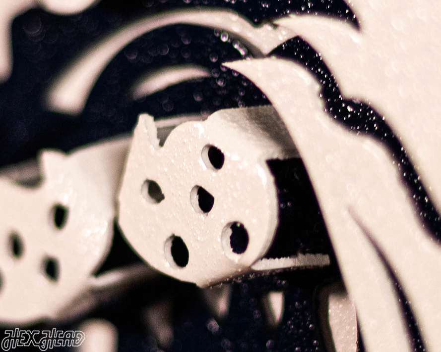 Fresno State "Victor E. Bulldog" Mascot 3D Vintage Metal Wall Art