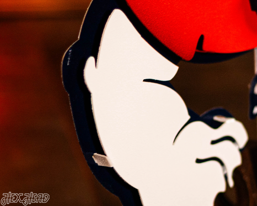 Fresno State "Victor E. Bulldog" Mascot 3D Vintage Metal Wall Art