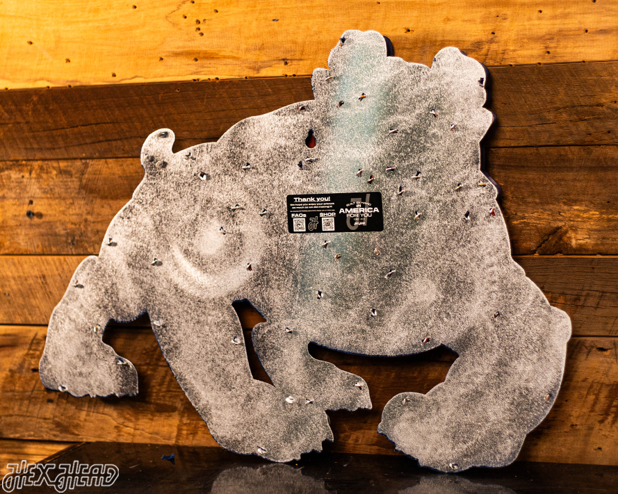 Fresno State "Victor E. Bulldog" Mascot 3D Vintage Metal Wall Art