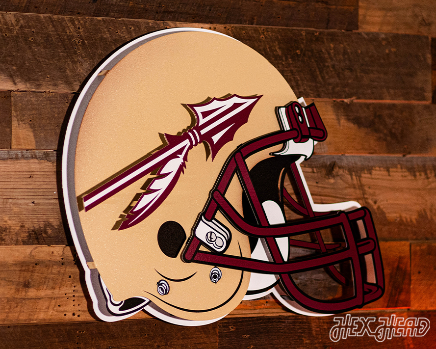 BLITZ COLLECTION - 8 LAYER Florida State Seminoles 3D Metal Wall Art