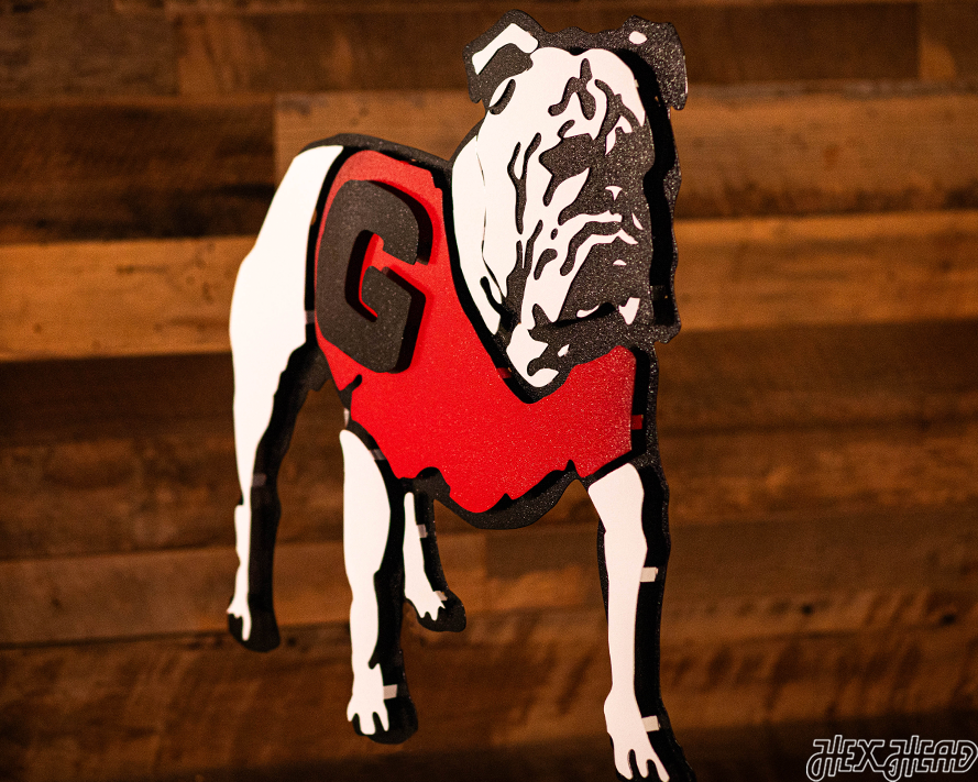 Retro 1964 Georgia Bulldogs UGA 3D Metal Wall Art