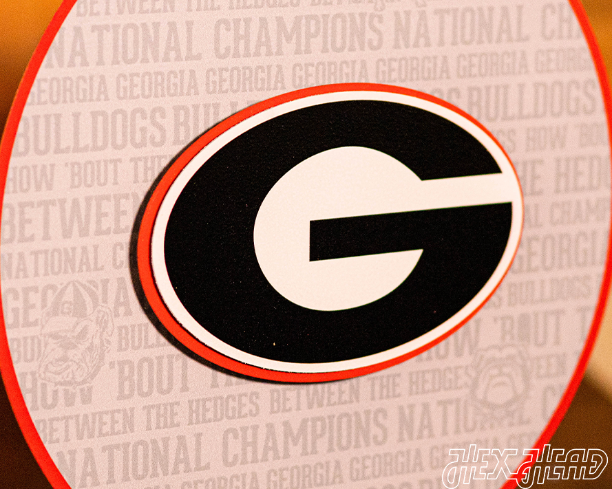 Georgia Bulldogs "G" CRAFT SERIES 3D Embossed Metal Wall Art