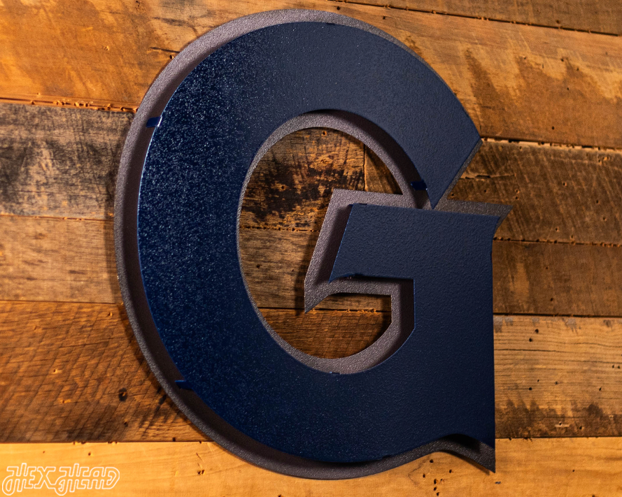 Georgetown Primary Logo 3D Metal Wall Art