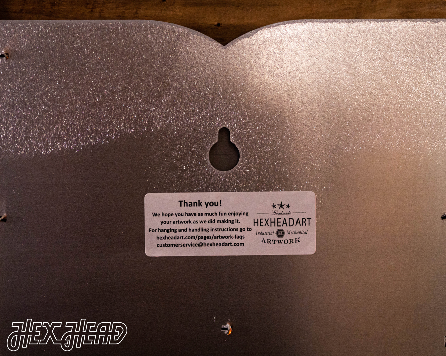 Hartford Whalers 3D Vintage Metal Wall Art