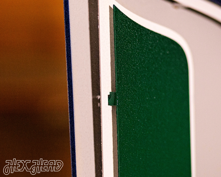 Hartford Whalers 3D Vintage Metal Wall Art