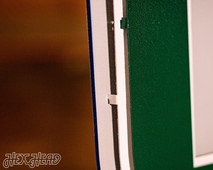 Hartford Whalers 3D Vintage Metal Wall Art