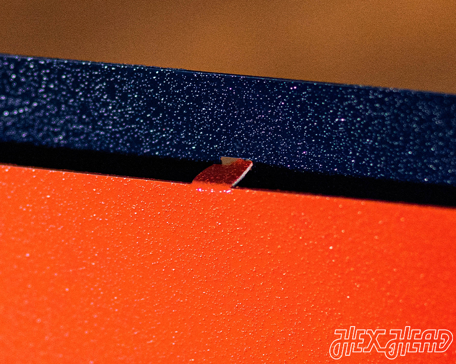 Illinois Fighting Illini Block "I" in ORANGE 3D Vintage Metal Wall Art