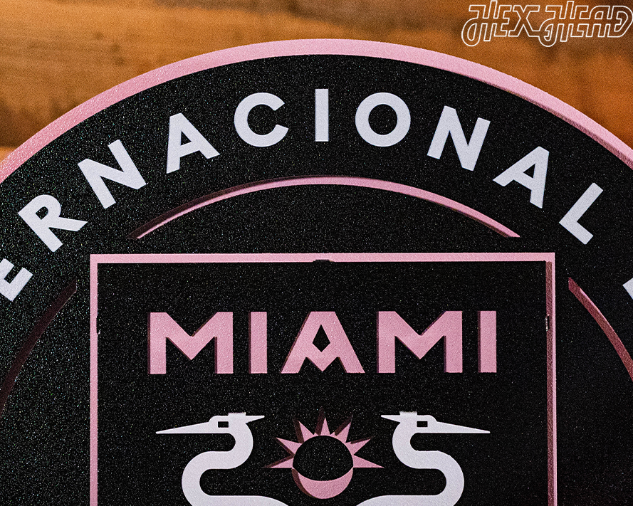 CLOSE OUT - Inter Miami CF 3D Vintage Metal Wall Art