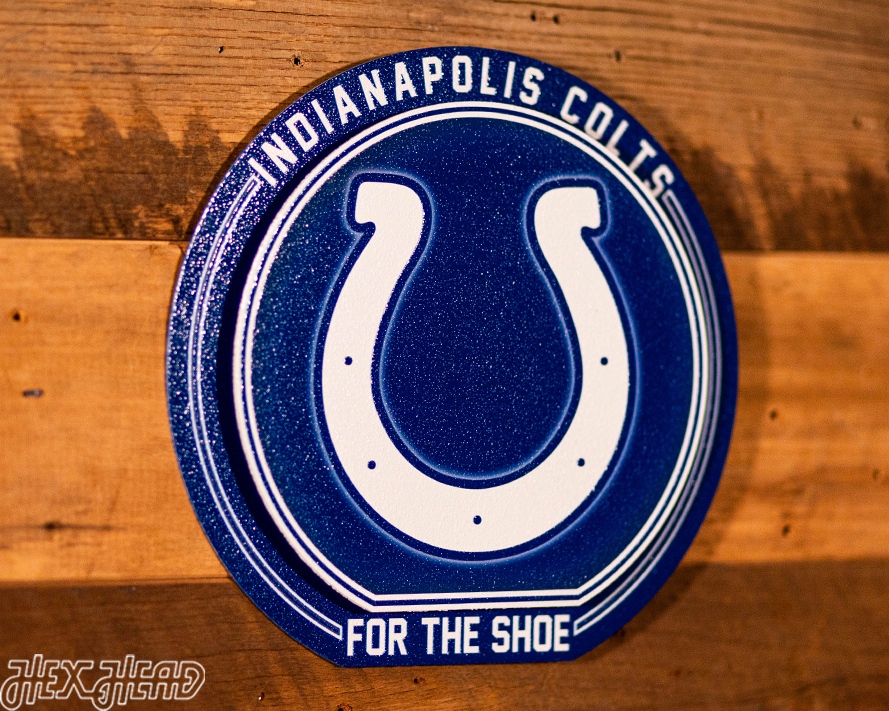 Indianapolis Colts "Double Play" On the Shelf or on the Wall Art