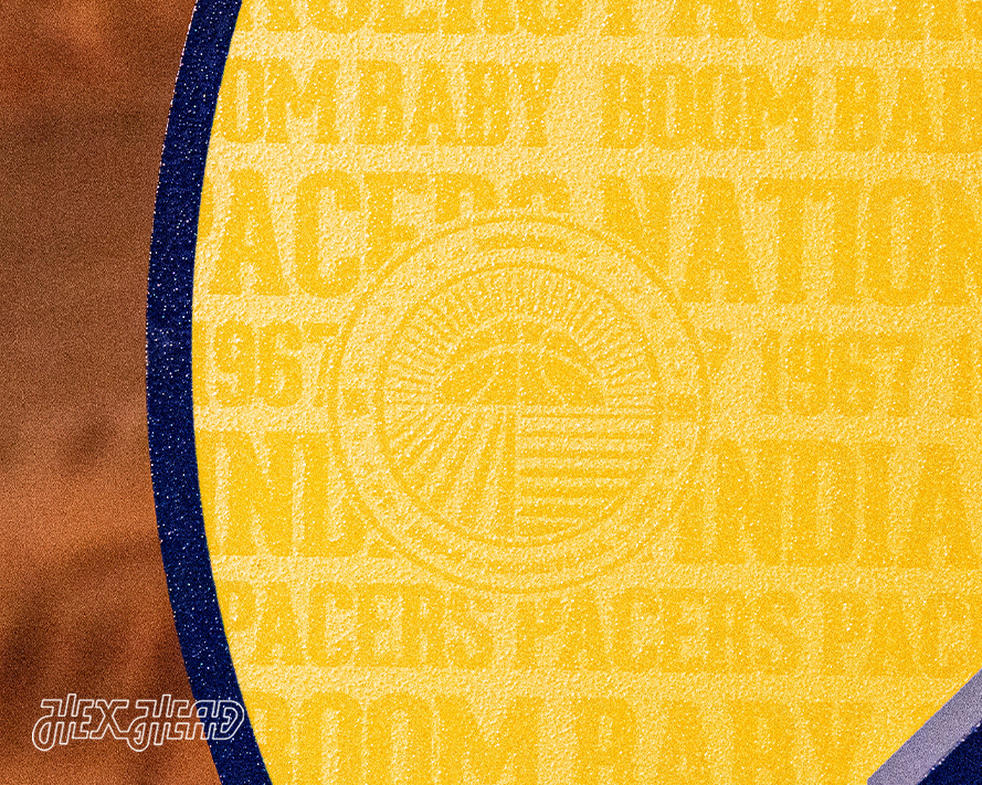 Indiana Pacers CRAFT SERIES 3D Embossed Metal Wall Art