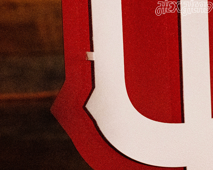 CLOSE OUT- Indiana Hoosiers "1900's Baseball Trident" 3D Vintage Metal Wall Art