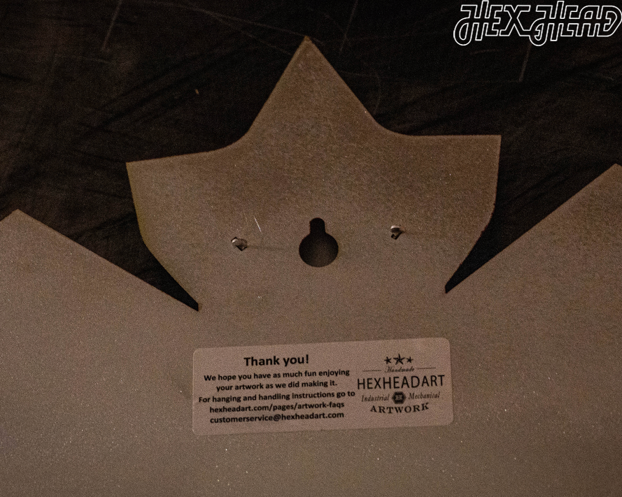 CLOSE OUT- Indiana Hoosiers "1900's Baseball Trident" 3D Vintage Metal Wall Art