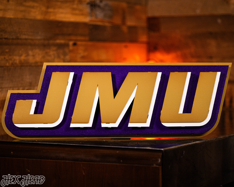 James Madison JMU 3D Metal Wall Art